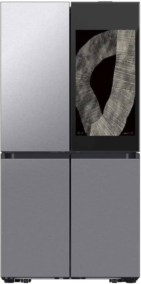 Samsung Geladeira French Door Family Hub 4 Portas Flexzone Samsung Bespoke RF29D Inox 699L - 127V