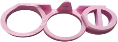 Suporte Para Secador De Cabelo, Escova, Prancha, Moderno e Resistente (Rosa)