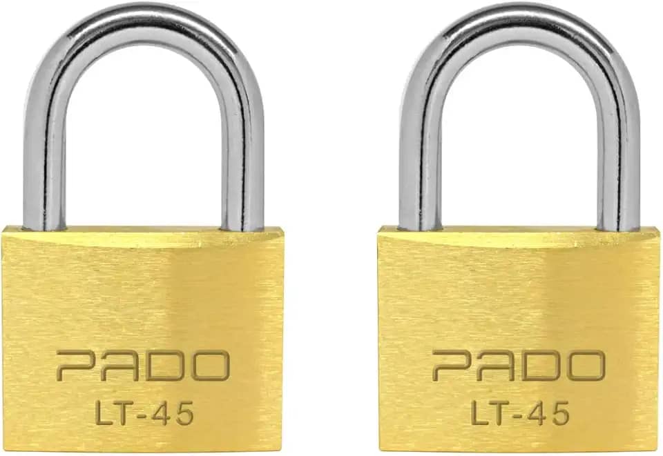 Kit 2 Cadeados Pado 45mm Para Portão Mesma Chave