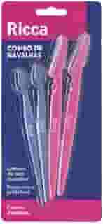 Ricca Conjunto com 4 Navalhas Para Sobrancelha