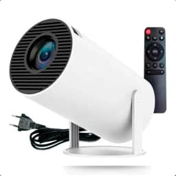 Mini Projetor Smart Full HD com Wi-Fi e Tela de até 120' — Portátil, Articulado 180º, HDMI/USB/Bluetooth | Cinema em Casa em Qualquer Lugar