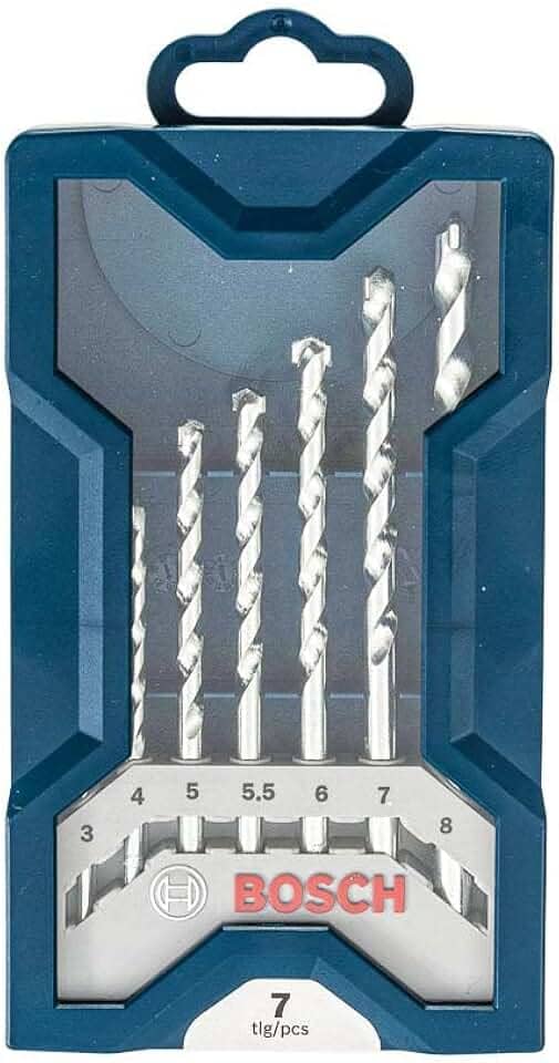 Bosch Jogo de brocas para alvenaria Mini X-Line 3-8mm 7 peças