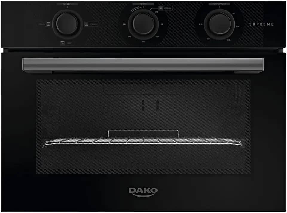 Forno de Embutir Elétrico Dako Supreme 52 L Analógico Preto 220V