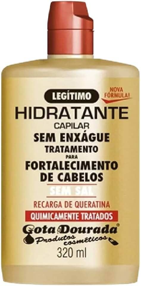 Creme para Pentear 320 ml Quimicamente Tratados, Gota Dourada