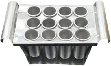 Picoleteira Em Alumínio C/ 12 Cavidades Para Fazer Picolé
