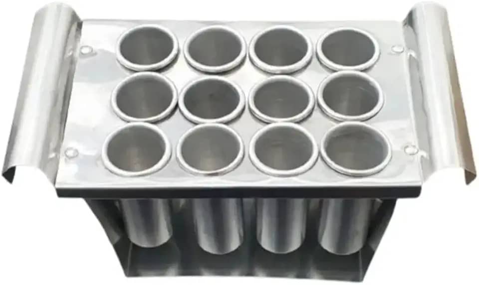 Picoleteira Em Alumínio C/ 12 Cavidades Para Fazer Picolé