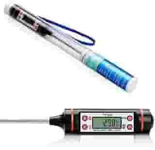 Termômetro Culinário Digital Espeto Alimento Cozinha Carne Churrasco Sobremesa Líquidos