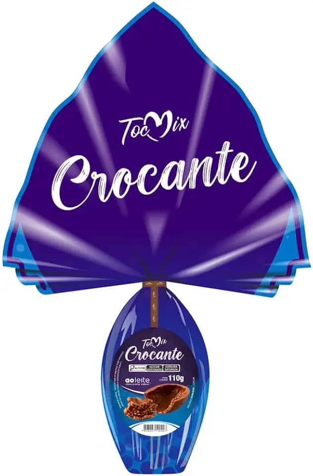 Ovo de Páscoa Too Mix Crocante ao Leite 110g