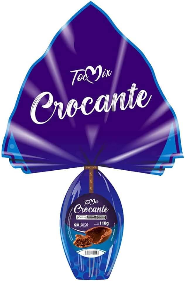 Ovo de Páscoa Too Mix Crocante ao Leite 110g