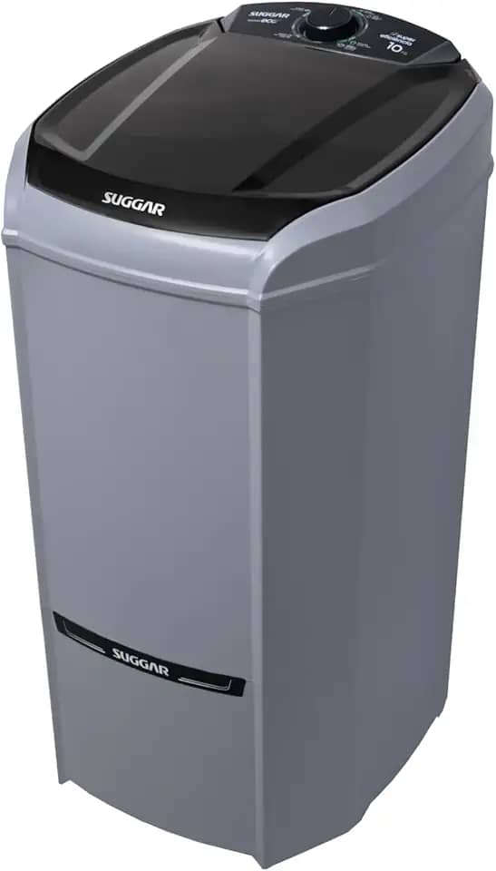 SUGGAR LAVADORA DE ROUPAS LAVAMAX ECO 10KG 110V PRATA LE1021PR