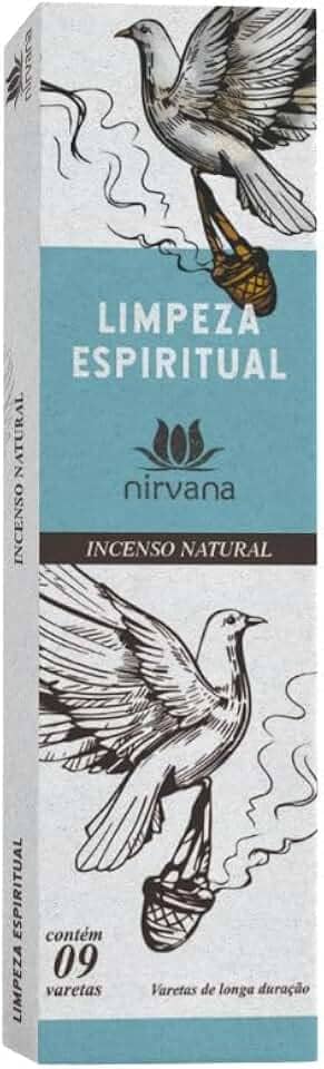 Incenso Nirvana Limpeza Espiritual - 9 Varetas
