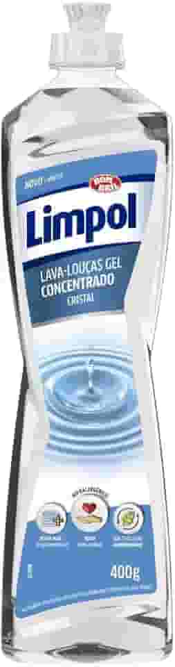 Detergente Concentrado Gel Cristal Limpol Bombril 400G