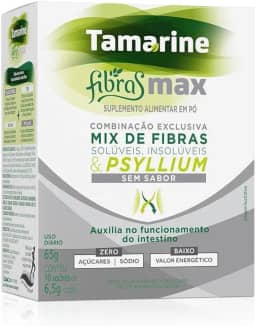 Suplemento Alimentar Tamarine Fibras Max Sem Sabor 10 Sachês 6,5g