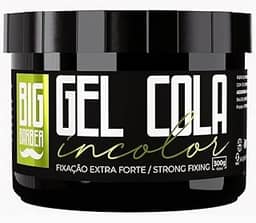Gel Cola Big Barber 300g Incolor Fixação Extra Forte