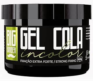 Gel Cola Big Barber 300g Incolor Fixação Extra Forte