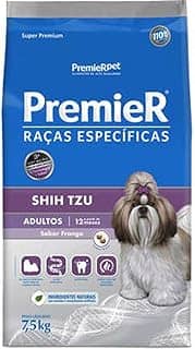 Ração Premier Shih Tzu Raças Específicas para Cães Adultos - 7,5kg Premier Pet