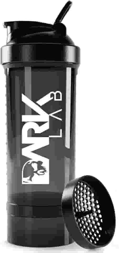 Coqueteleira Premium Pro Trio 700Ml Preta Dark Lab