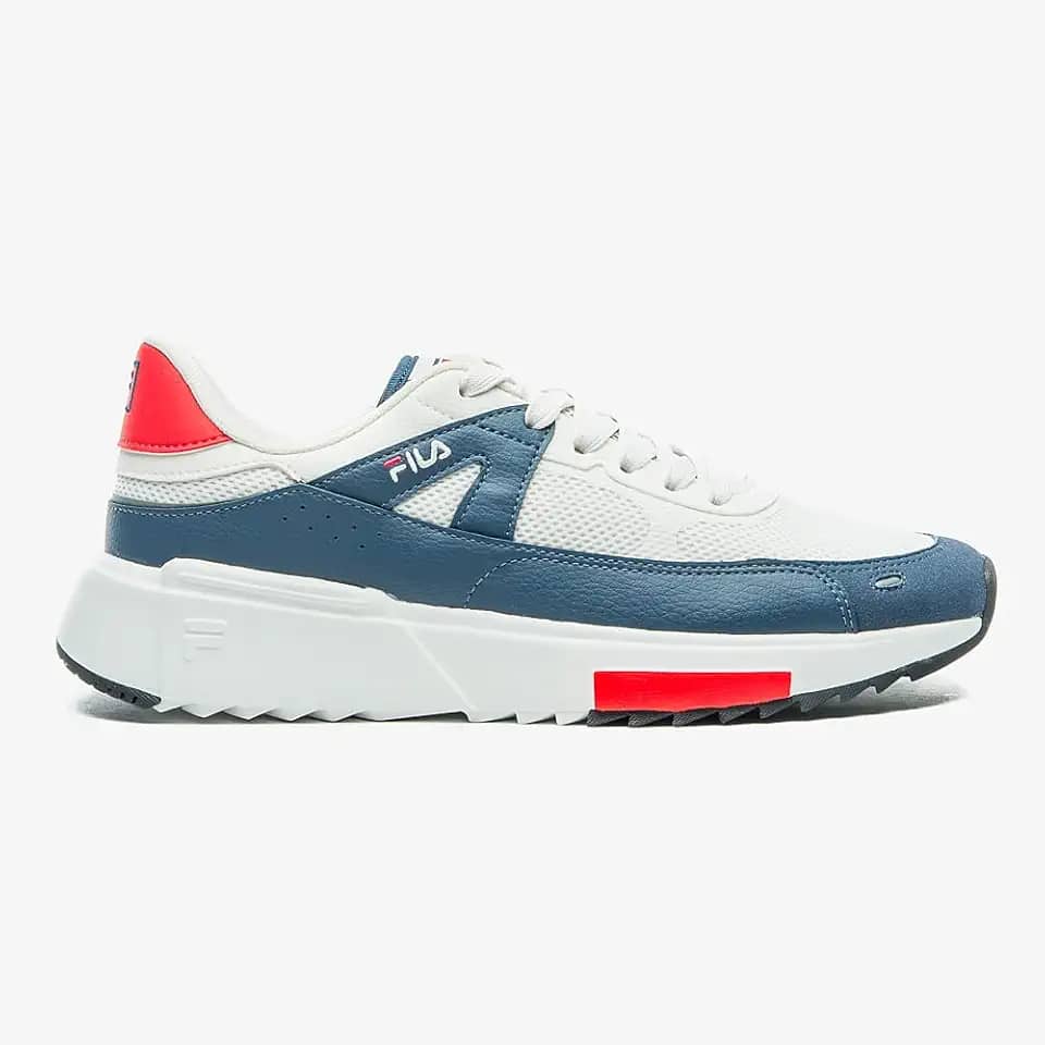 Tenis Fila F Virtuous Retro Masculino,Branco/Marinho/Vermelho,41