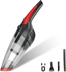 Aspirador Portatil Sem Fio, Aspirador de Pó Automotivo, Aspirador Automotivo, Aspirador Portatil Automotivo, Mini Aspirador Portatil, Portátil Sem Fio, 3 Tipos de Bicos