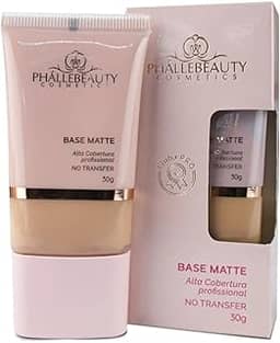 Base Líquida Matte No Transfer - Phállebeauty Base Líquida Matte No Transfer Cor: 05 - Phállebeauty