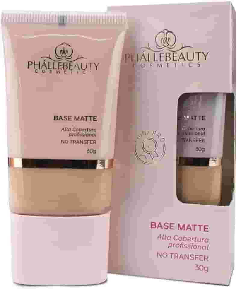 Base Líquida Matte No Transfer - Phállebeauty Base Líquida Matte No Transfer Cor: 05 - Phállebeauty