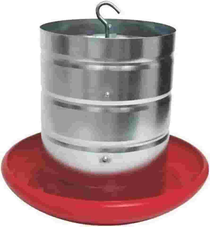 Comedouro Tubular Suspenso de Alumínio Soluc para Aves