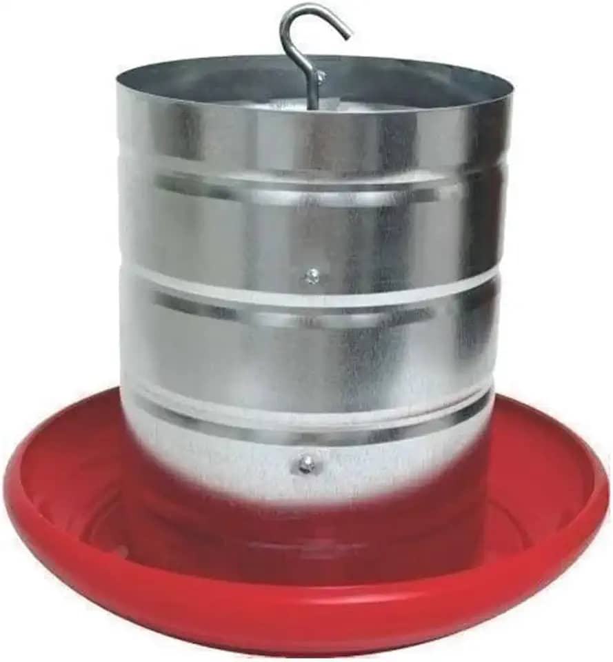 Comedouro Tubular Suspenso de Alumínio Soluc para Aves