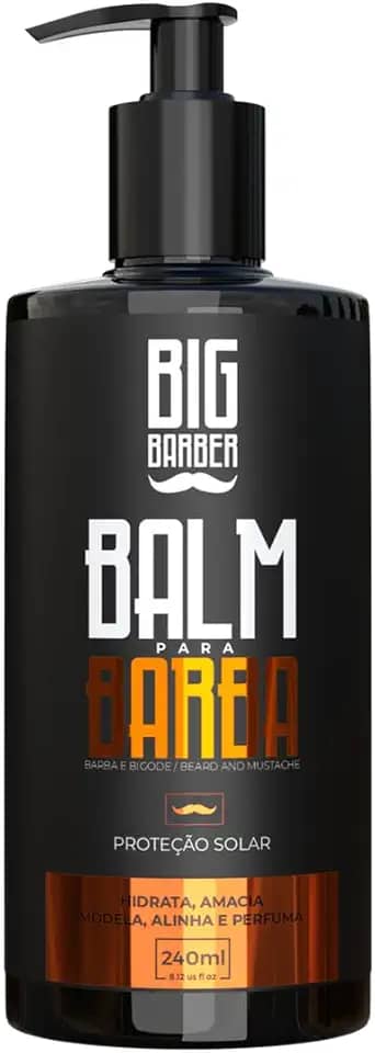 Balm Para Barba Big Barber 240ml Bancada Profissional