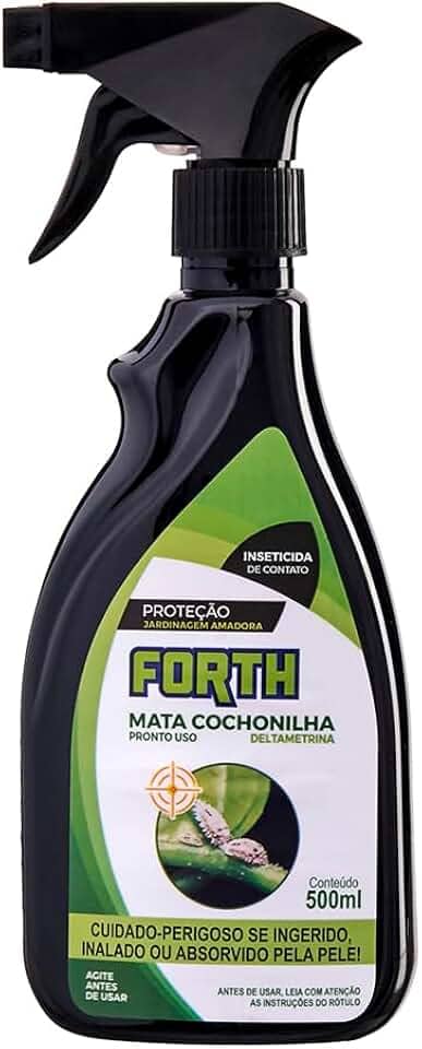 Forth Mata Cochonilha, Inseticida de Contato, Deltametrina, Líquido Pronto Uso, 500ml