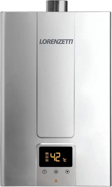 Aquecedor de Água a Gás LZ 2500DE-i Inox GN 25Lts/Min. Digital Lorenzetti