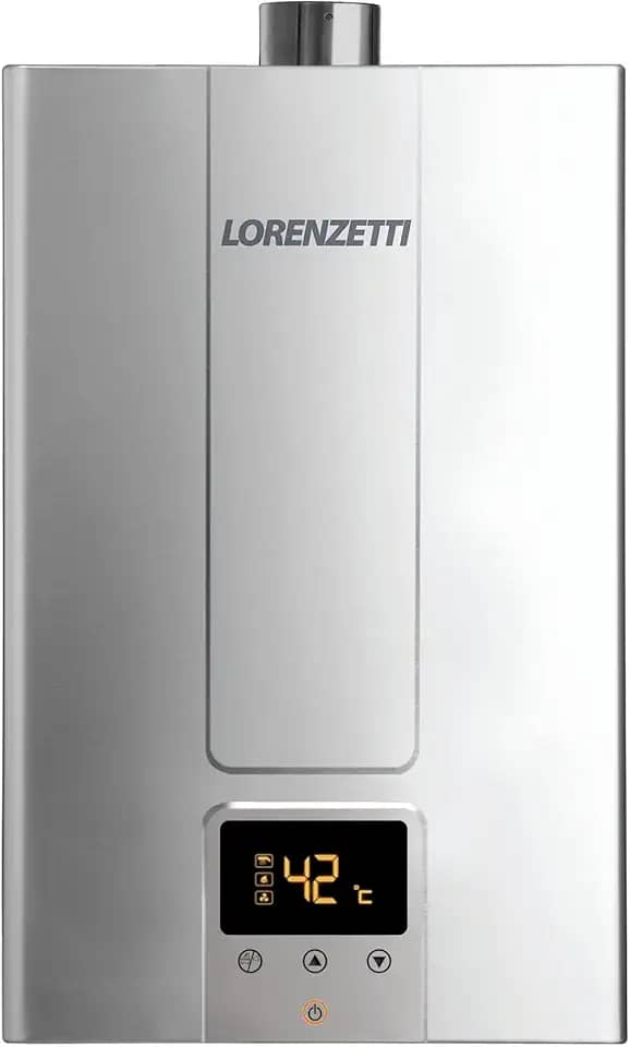 Aquecedor de Água a Gás LZ 2500DE-i Inox GN 25Lts/Min. Digital Lorenzetti