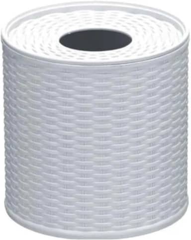 Panamby Porta Papel Higiênico Plástico Resistente Branco