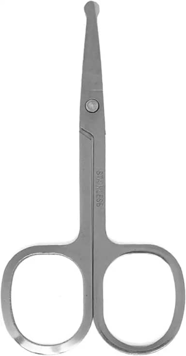 Tesoura Com Ponta De Segurança Arredondada de Aço Inox Para Unha De Bebes e Adultos Tesoura Para Detalhes