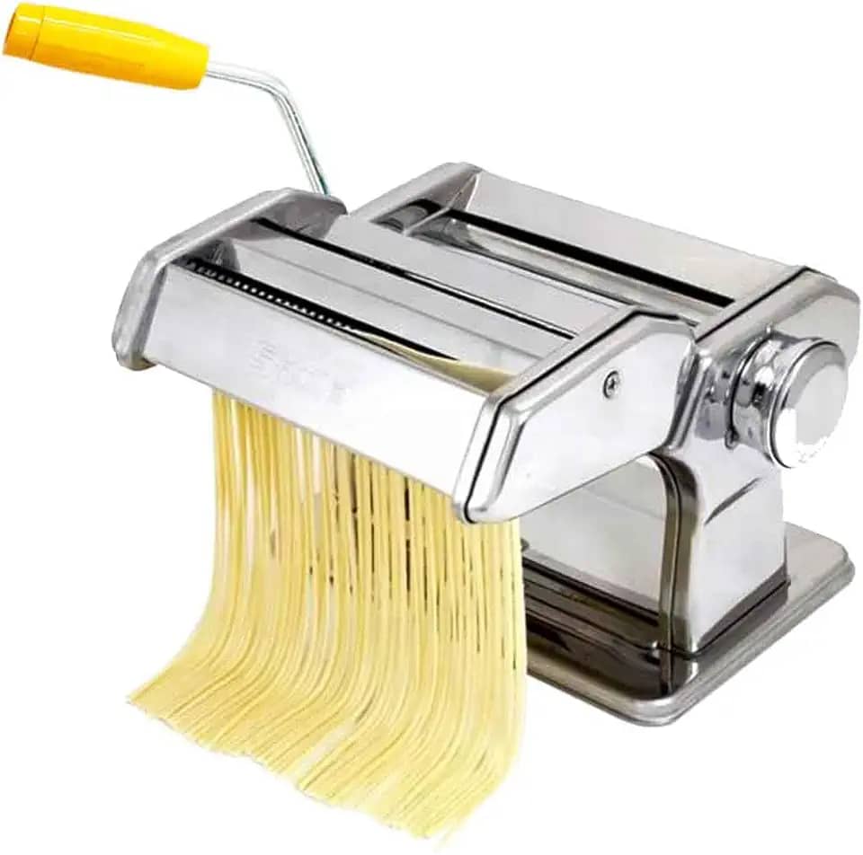 Máquina Macarrão 3 Massas Lasanha Removível Cilindro Inox