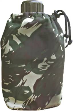 Cantil com Capa Camuflado 900ml Tático Camping