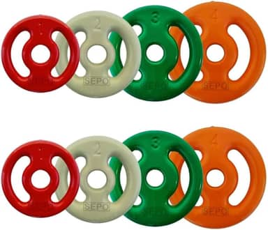 Kit Anilhas Emborrachadas 20kg