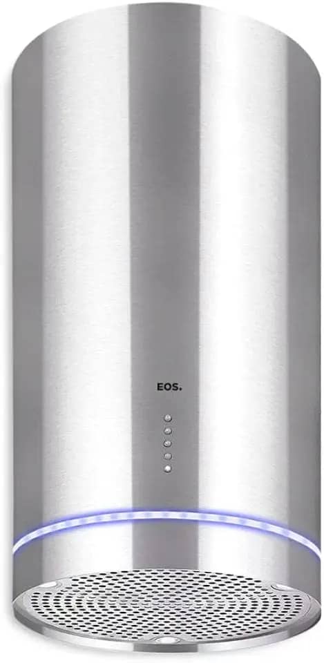 Coifa e Depurador de Ilha Eos 35cm Redonda Eco40ir Inox 220v