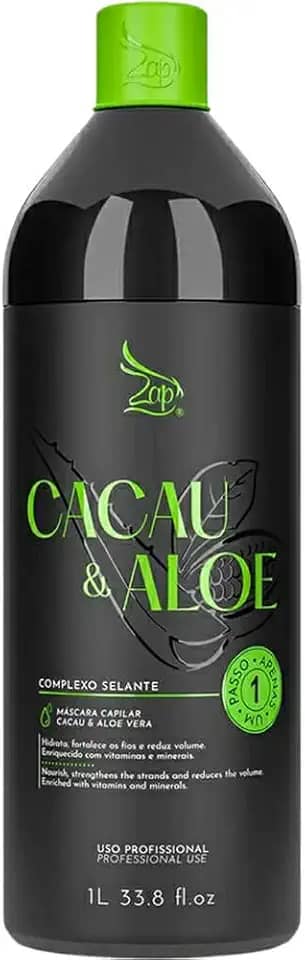 Zap Cacau & Aloe - Escova Progressiva Passo Único 1L