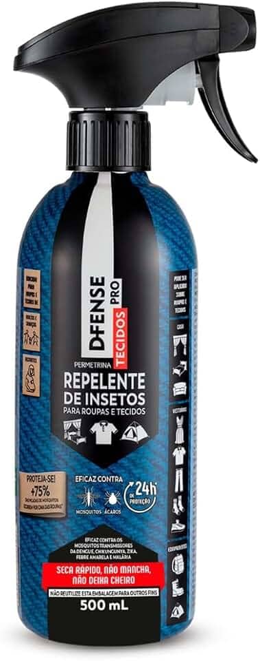 Repelente Roupas Mosquitos Dengue Carrapato Defense 500ml