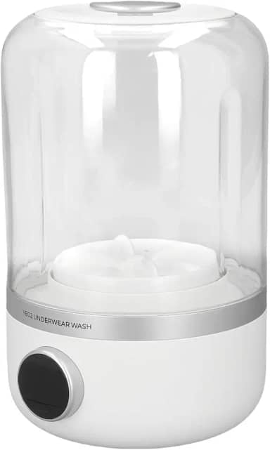 ZJchao Máquina de Lavar Roupa íntima, Mini Mini Lavadora Portátil Ciclo Suave Sem Fio para Delicados Meias de Lingerie Com Lavagem Rápida Lavagem Cronometrada