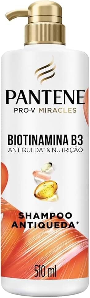 Pantene PRO-V Miracles Shampoo Antiqueda & Nutrição Biotinamina B3 para cabelos com queda 510ml