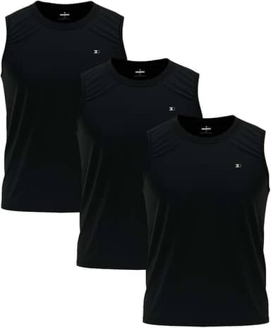 Kit 3 Camisas Regatas Dry-fit Masculina Sandrini Academia