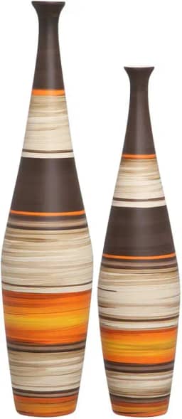 Vaso de chão de Cerâmica Decoração Sala Faenza New Sunset