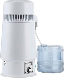 Garosa Destilador de Água 4L, Destilador Doméstico de Água Pura, Aço Inoxidável, US-110V