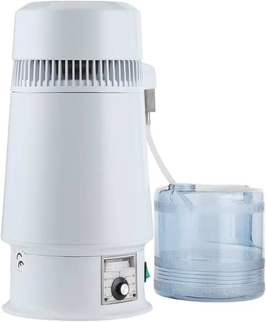 Garosa Destilador de Água 4L, Destilador Doméstico de Água Pura, Aço Inoxidável, US-110V