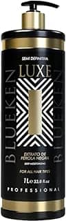 Blueken Luxe - Escova Semi Definitiva Extrato de Pérola Negra 1L