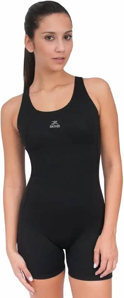 Maiô de Natação Muvin Mac Full Color - Maiô estilo Macaquinho para Treinamento e Competição - Feminino Adulto - Hidroginástica