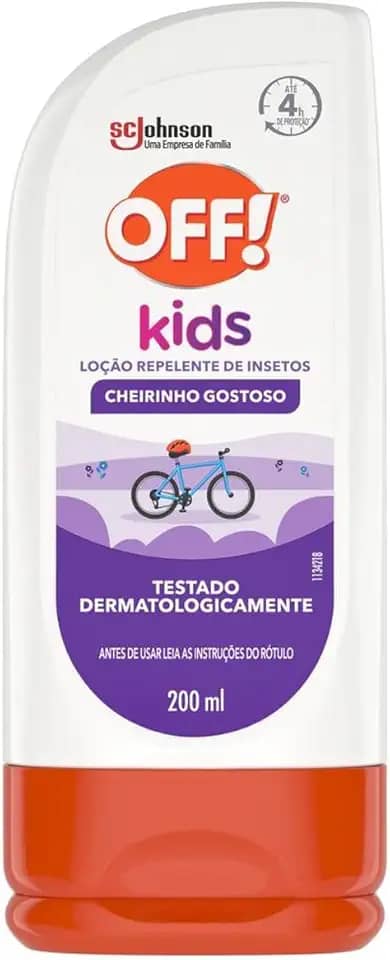 OFF! Kids Loção Repelente de Insetos e Mosquitos, 200ml