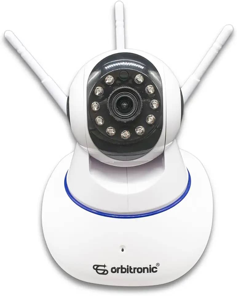 Câmera Segurança 3 Antenas Robo Baba Pet Ip Onvif Wifi Noturna Orbitronic