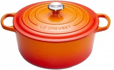 Le Creuset Panela Redonda 16 cm Ferro Fundido Esmaltado Signature Laranja
